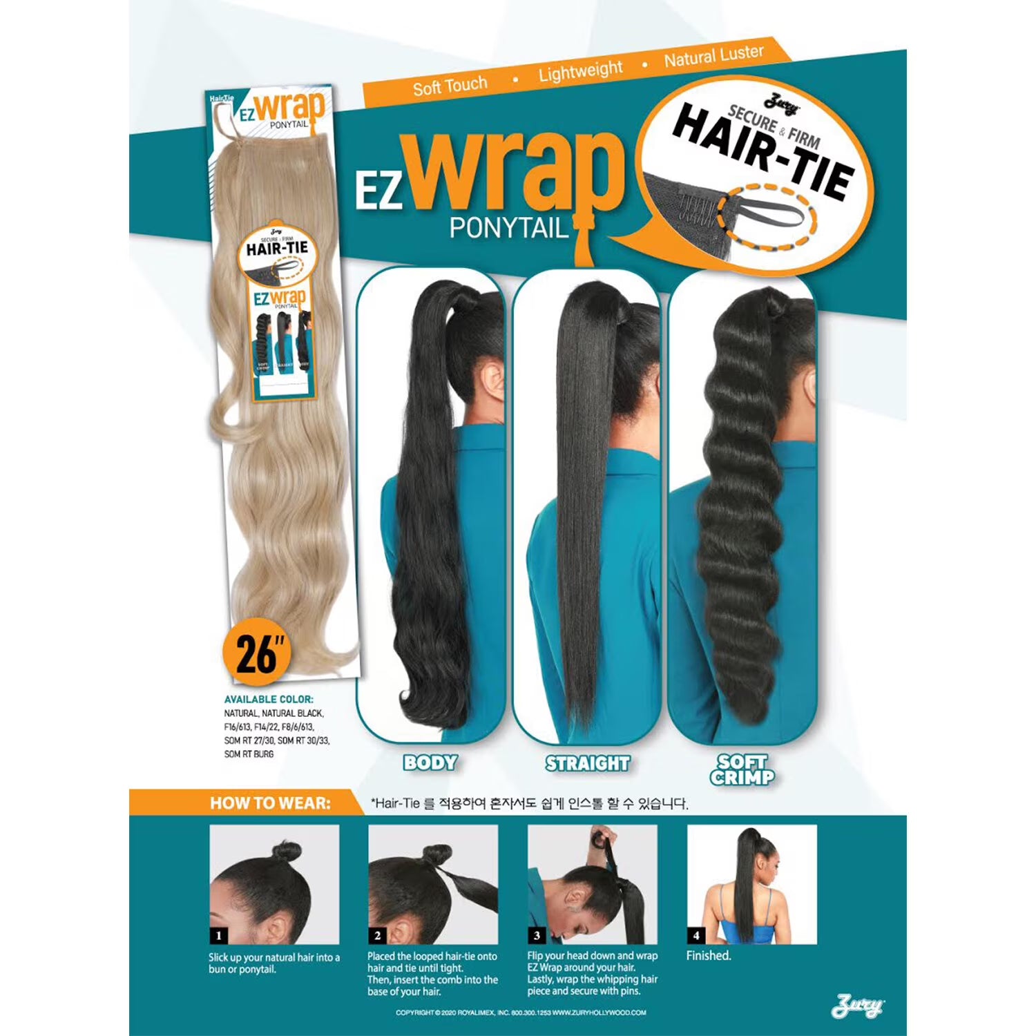 Ponytail Soft Crimp